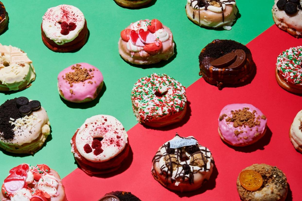 Pick of the puddings: Doughnuts are taking over London's menus this Christmas: Natasha Pszenicki