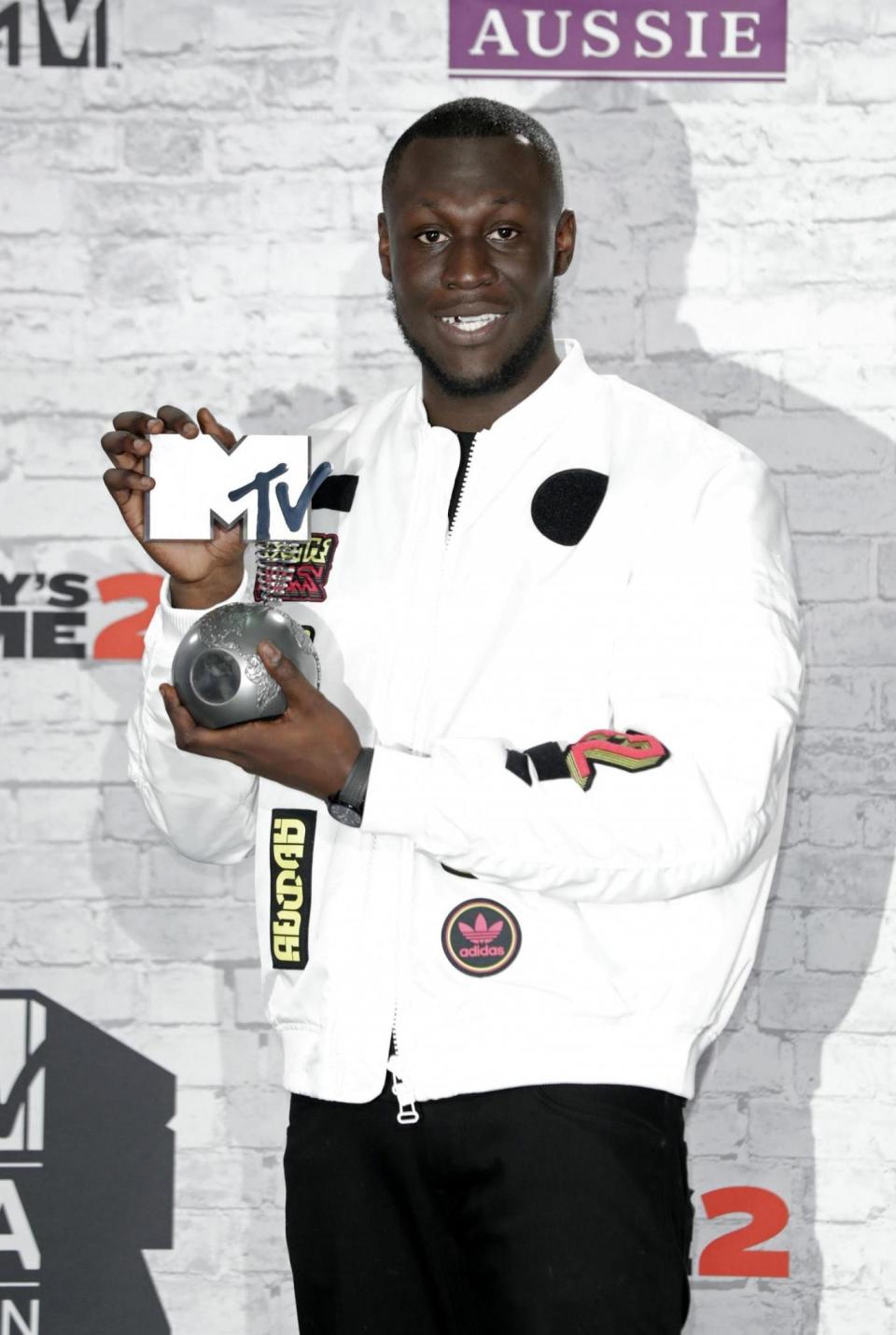 Award winner: Stormzy at the MTV EMAs in London (Getty Images for MTV)