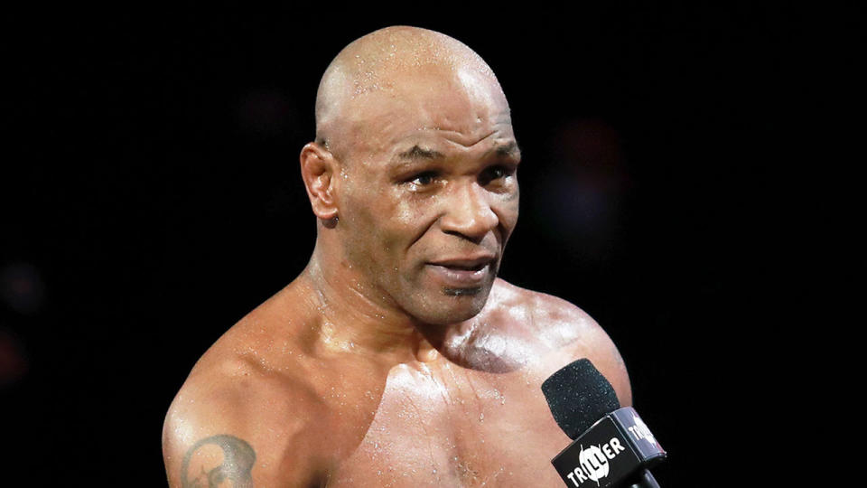 Pictured here, Mike Tyson says he still smokes marijuana every day.