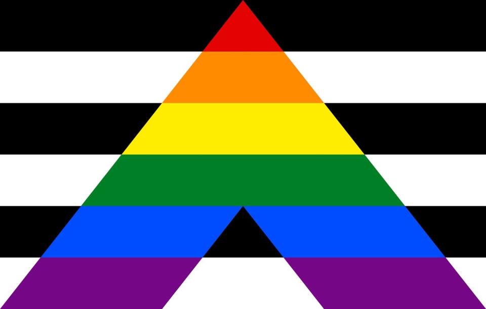 Straight Ally Pride Flag