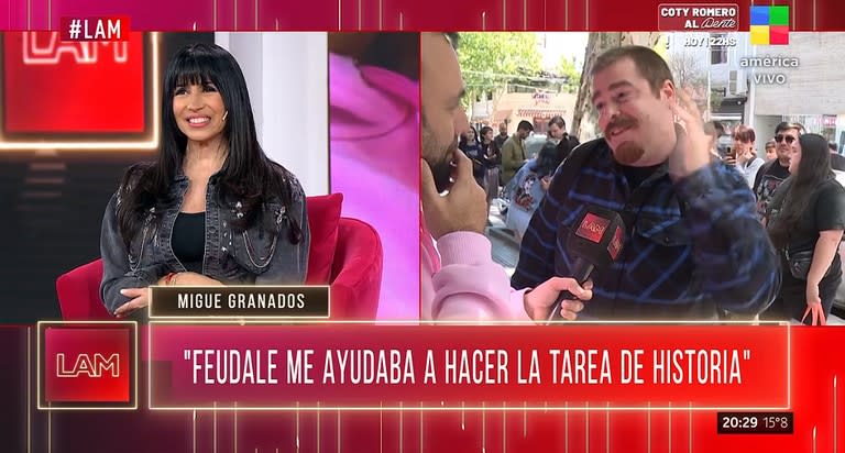 Migue Granados se disculpó con Marixa Balli tras unos dichos que no le cayeron bien a la panelista de LAM