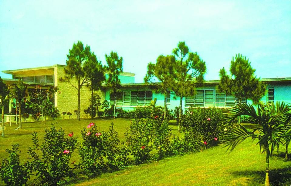 An undated photo of the orignal Naples Community Hospital facility.