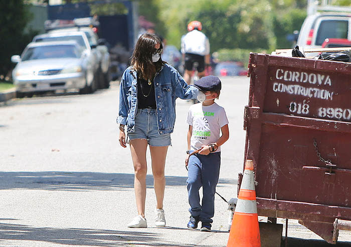 Ana de Armas con el hijo de Ben Affleck