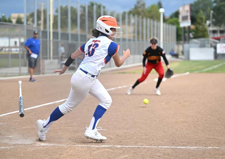 Oakdale beat Kimball 5-4 in eight innings in the Valley Oak League game in Oakdale, Calif., Thursday, May 4, 2023.