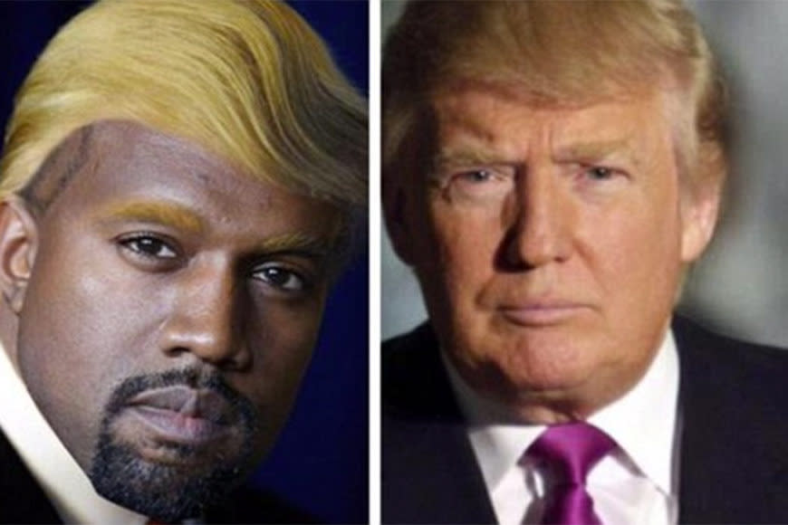 When Kanye West was likened to republican Donald Trump.