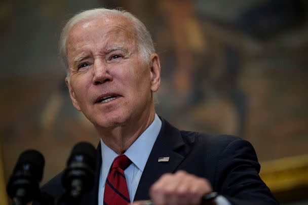 PHOTO: President Joe Biden delivers remarks about border security policies in the Roosevelt Room in the White House, Jan. 5, 2023. (Drew Angerer/Getty Images)