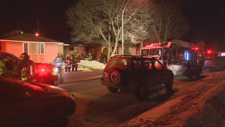 Crews fight house fire in Winnipeg's Elmwood area