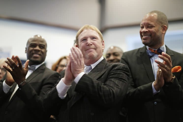 Raiders owner Mark Davis, who has filed for relocation to Las Vegas. (AP)