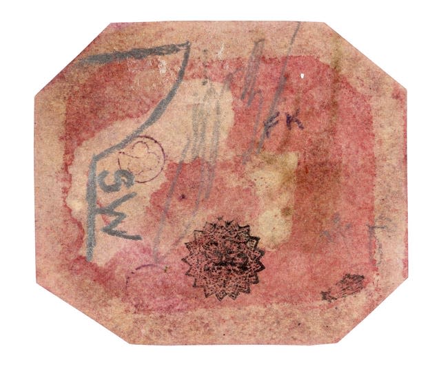 The world&#x002019;s rarest stamp, the British Guiana 1c Magenta (1856)