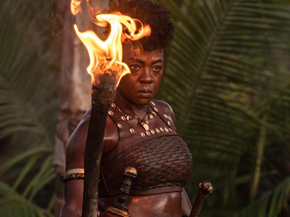 Viola Davis in ‘The Woman King' (Ilze Kitshoff)