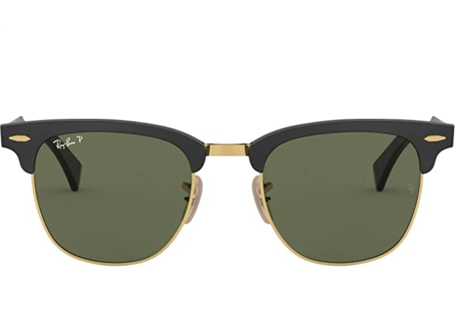 Ray-Ban Clubmaster Aluminum Square Sunglasses