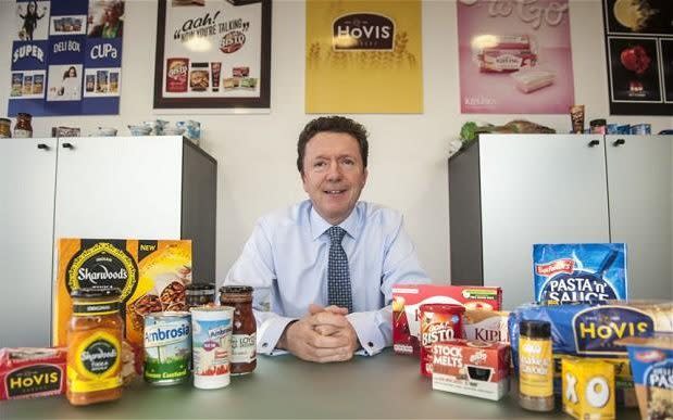 Gavin Darby had earlier this year said Premier Foods' partnership with Nissin was 'essential' to the recent success of the Batchelors brand