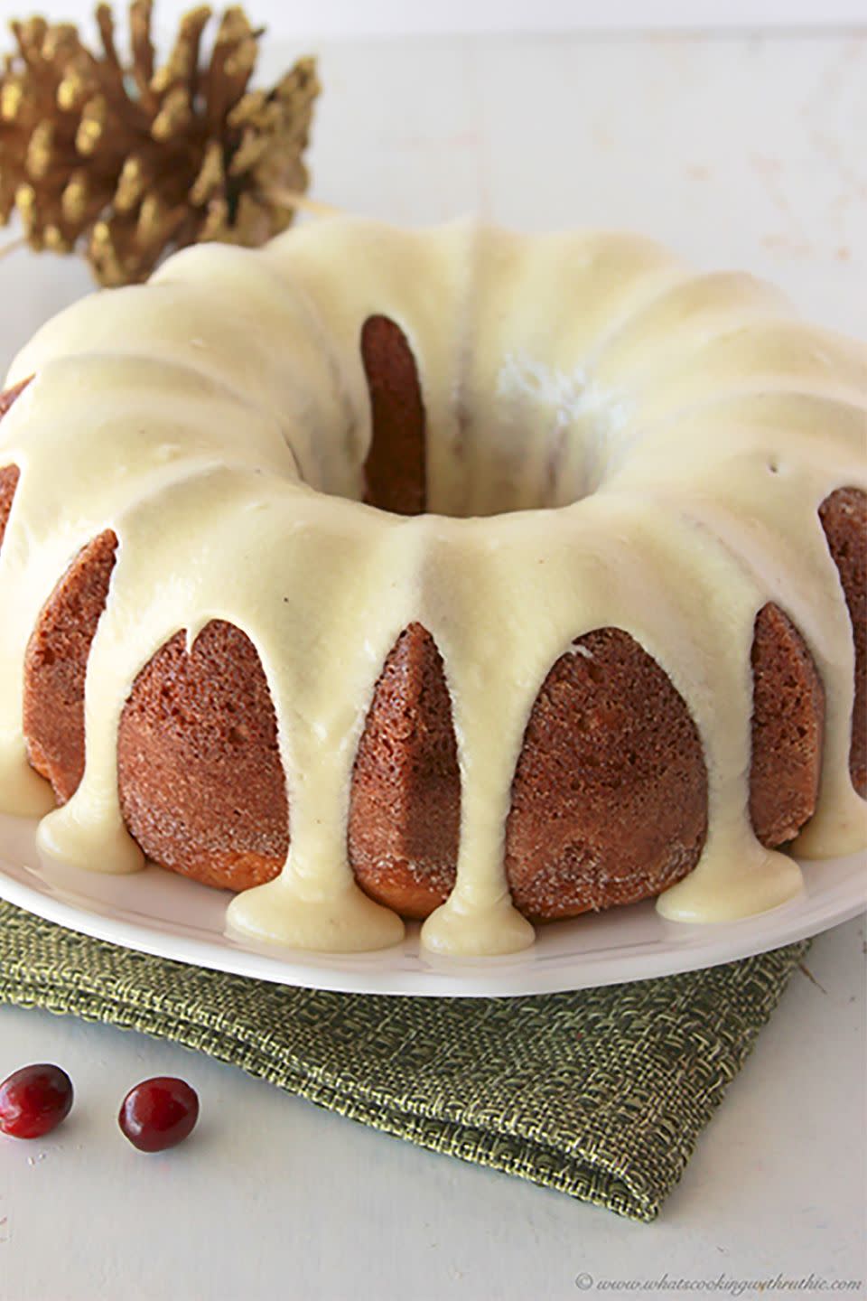 Eggnog Bundt Cake