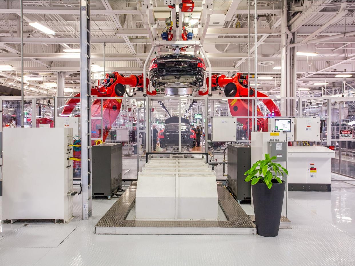 tesla fremont factory