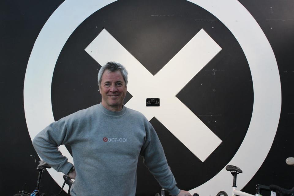 Stef Jones founded XO Bikes, and its parent charity Onwards & Upwards, after visiting HMP Brixton, where he says the ‘penny dropped’ (Tom Watling)