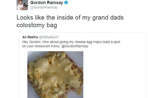 The most savage Gordon Ramsay tweets