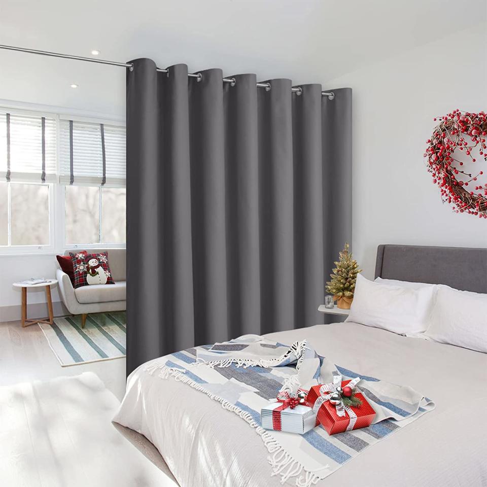 Gray Room divider curtain. (Photo: Amazon)