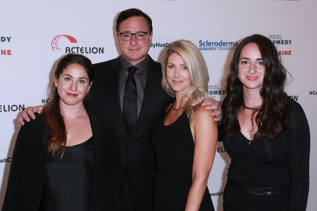 Aubrey Saget, Bob Saget, Kelly Rizzo and Lara Saget attends the 30th annual Scleroderma Benefit on June 16, 2017, in Beverly Hills, California. (Photo: Leon Bennett via Getty Images)