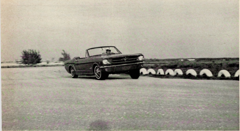 1964 ford mustang development car road and track test