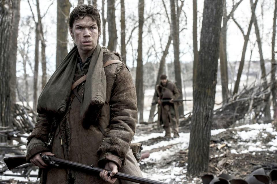 Will Poulter as frontiersman Jim Bridger in ‘The Revenant’ (20th Century Fox/Regency Enterprises/Kobal/Shutterstock)