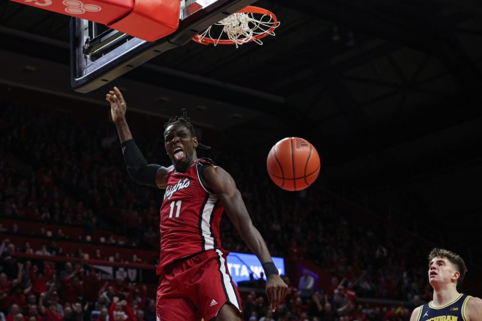 Rutgers basketball center Cliff Omoruyi.