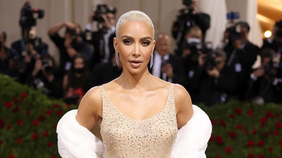 NEW YORK, NEW YORK - MAY 02: Kim Kardashian attends The 2022 Met Gala Celebrating "In America: An Anthology of Fashion" at The Metropolitan Museum of Art on May 02, 2022 in New York City. (Photo by John Shearer/Getty Images)