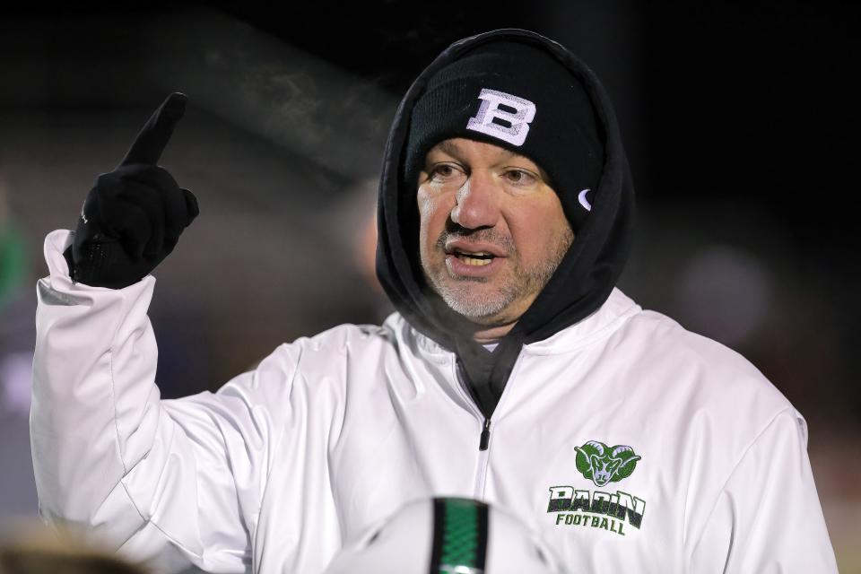 Badin head coach Nick Yordy was named the Southwest District's Division III Coach of the Year last season.