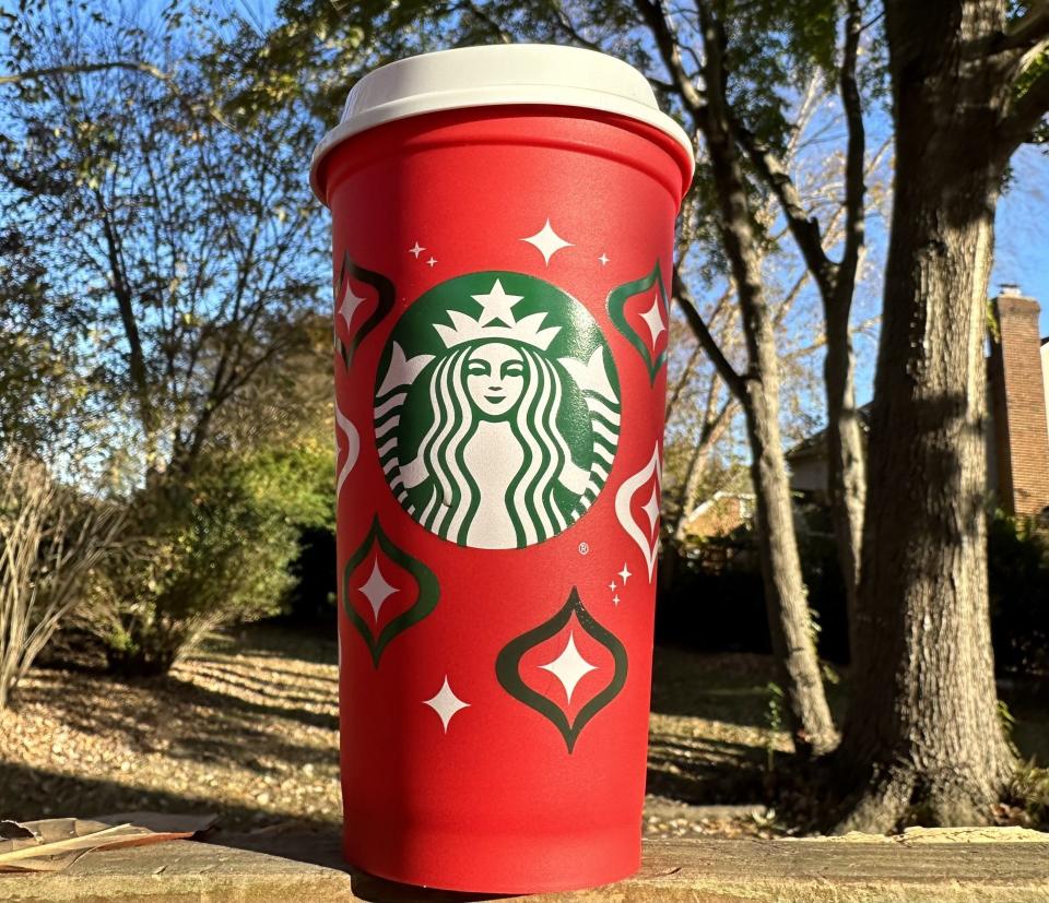 The 2023 Starbucks Red Cup.