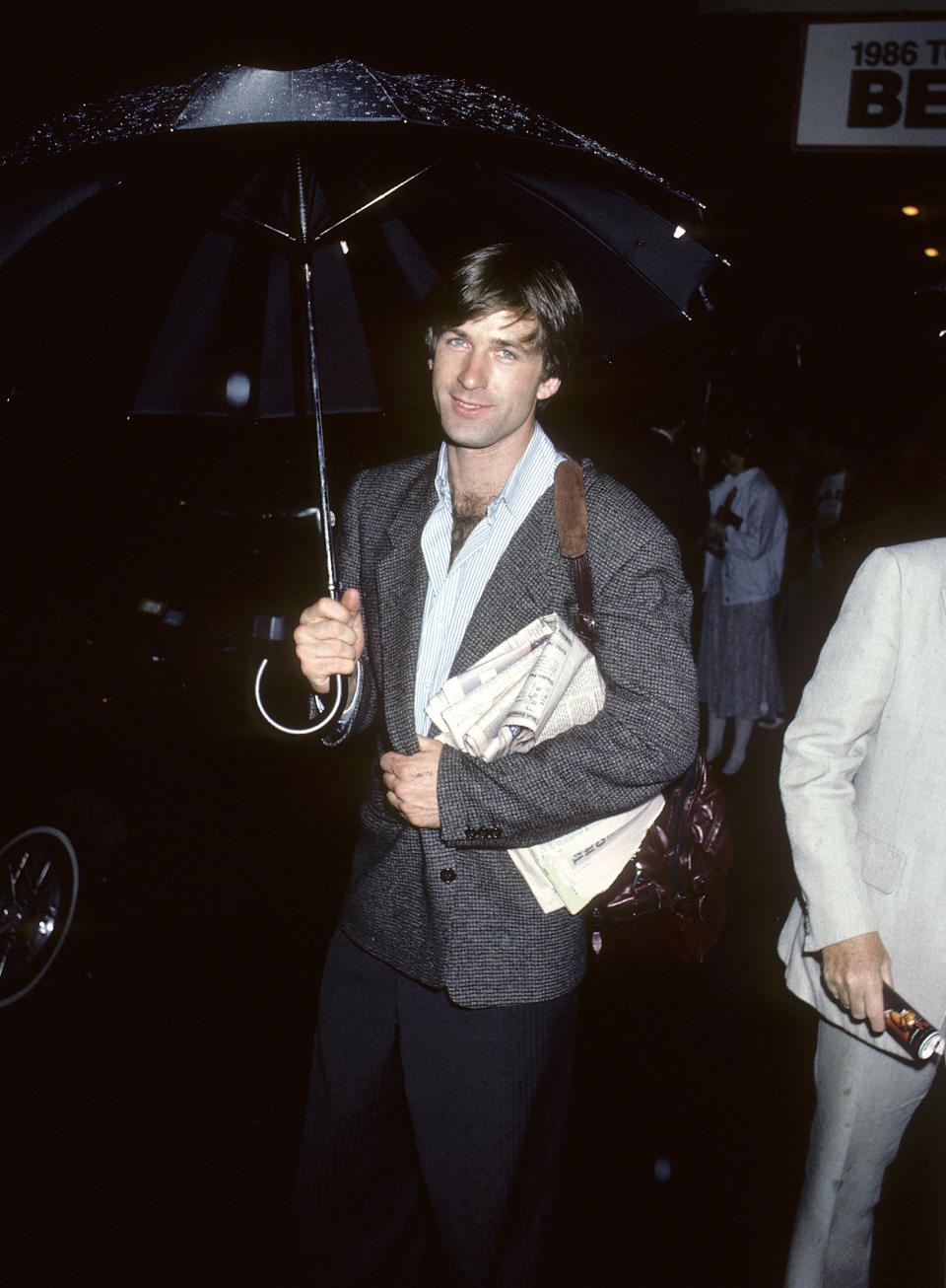 Baldwin attends a performance of the Broadway play "I'm Not Rappaport" at the Booth Theatre in New York.