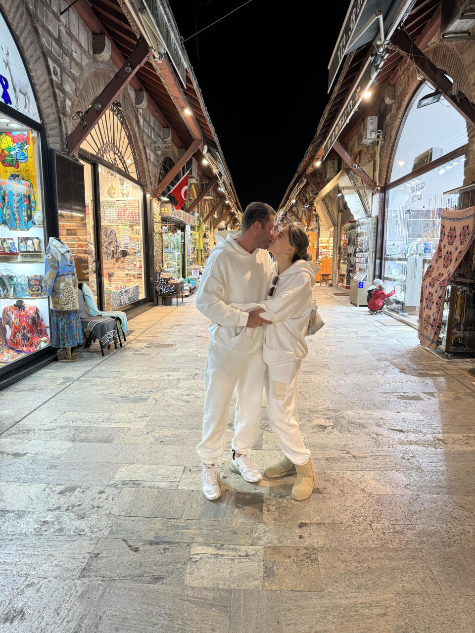 Ballet dancer Ksenia Khavana and boyfriend Chris Van Heerden in Istanbul, Turkey. / Credit: Chris Van Heerden
