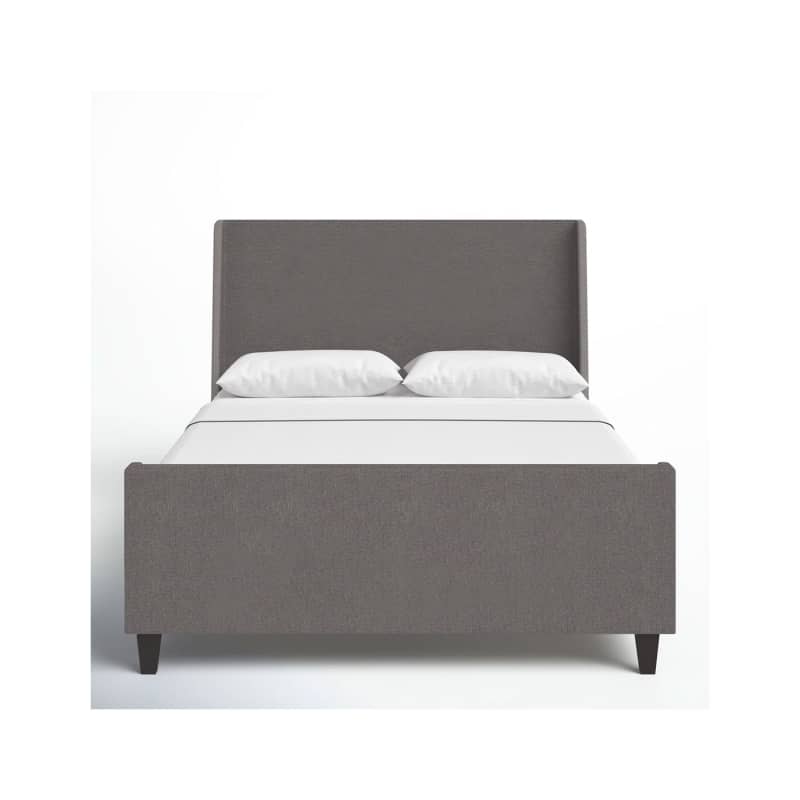 Spenser Upholstered Wingback Bed