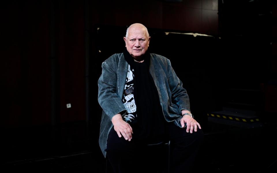MADRID, SPAIN - JANUARY 19: Actor Steven Berkoff poses for a portrait session at the La AbadÃ­a Theater on January 19, 2023 in Madrid, Spain. (Photo by Carlos Alvarez/Getty Images) - Carlos Alvarez/Getty Images Europe