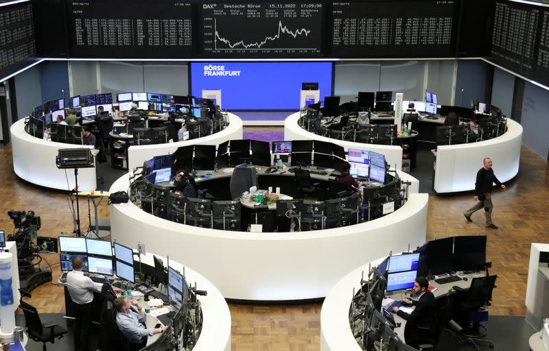 German share price index DAX graph is pictured at the stock exchange in Frankfurt