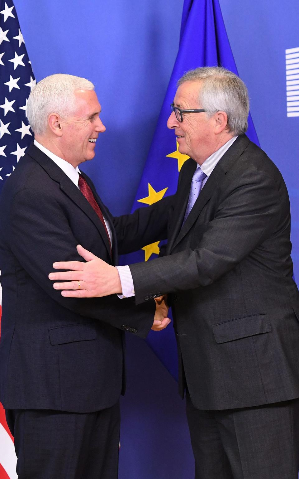 US wants to deepen its relationship with the EU, vice president Mike Pence says on Brussels visit