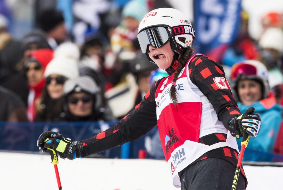 Marielle Thompson will look to defend her Olympic gold despite not racing yet this season. (Mark Blinch/The Canadian Press via AP)