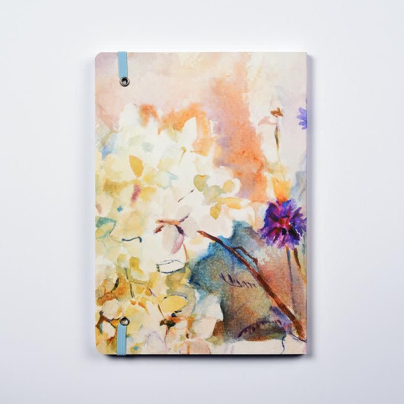 Floral A5 Notepad