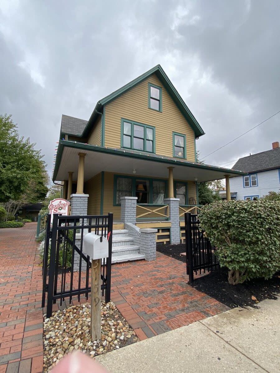 Front entrace of the Parkers' House in A Christmas Story, Cleveland