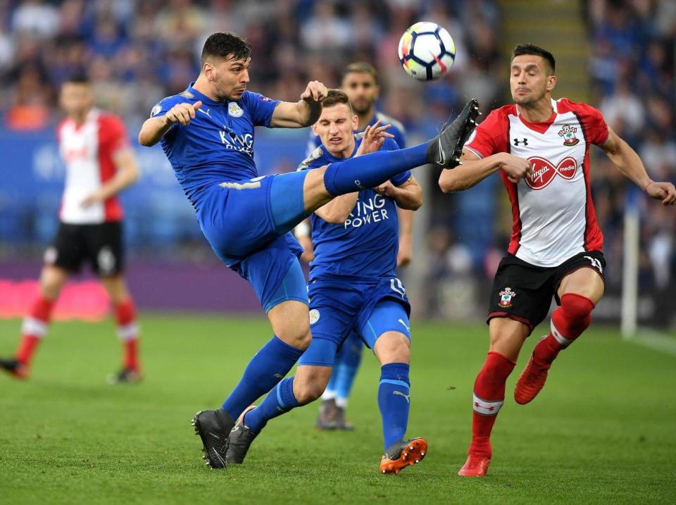 Aleksander Dragovic makes a clearance in defence (Getty Images)