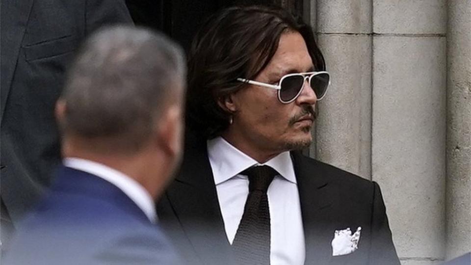 Depp en el tribunal de Londres