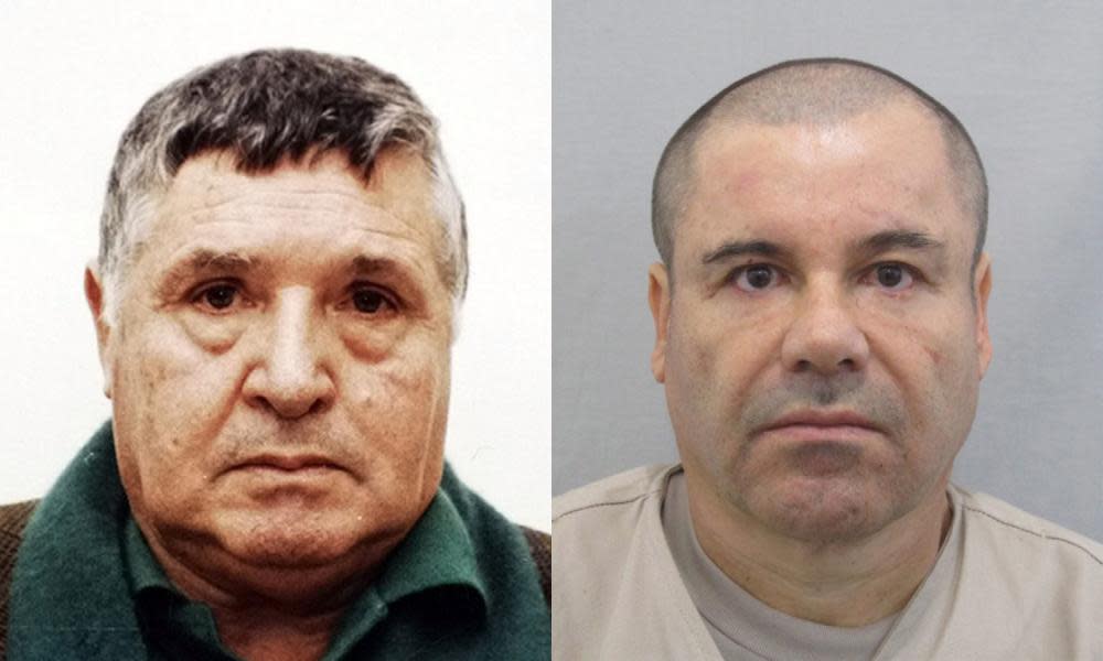 Salvatore Riina, the Sicilian Mafia boss, and Joaquin Guzman, the Mexican drug lord.