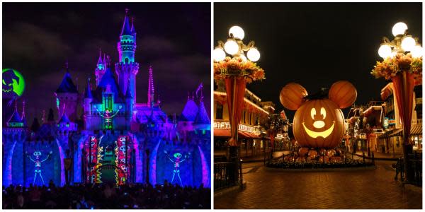 Llegó la temporada de Halloween a Disneyland en California 