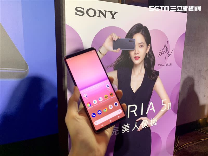 曾之喬擔任Sony Mobile 代言人。 （圖／記者谷庭攝）