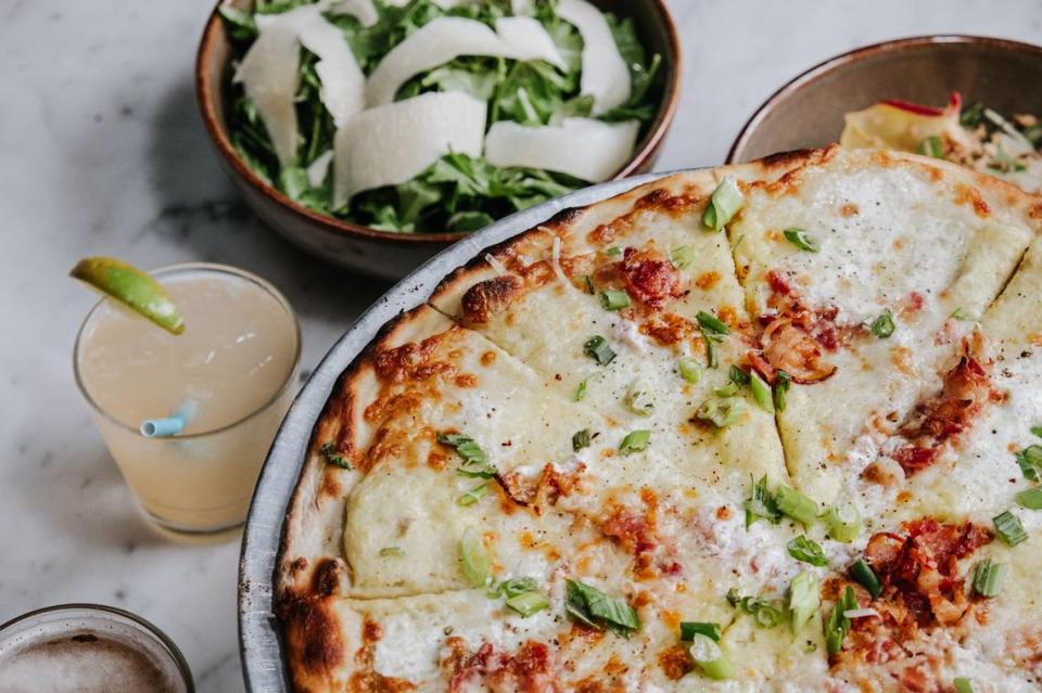 At Freehold Miami, the pizza is thin and crispy, just like it is in Brooklyn.