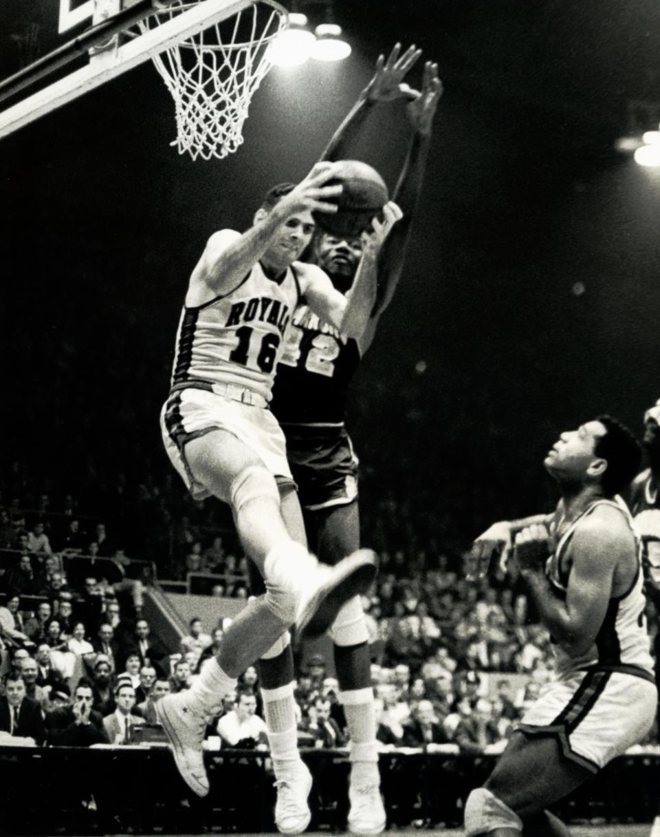 Jerry Lucas once grabbed 40 rebounds in a game.