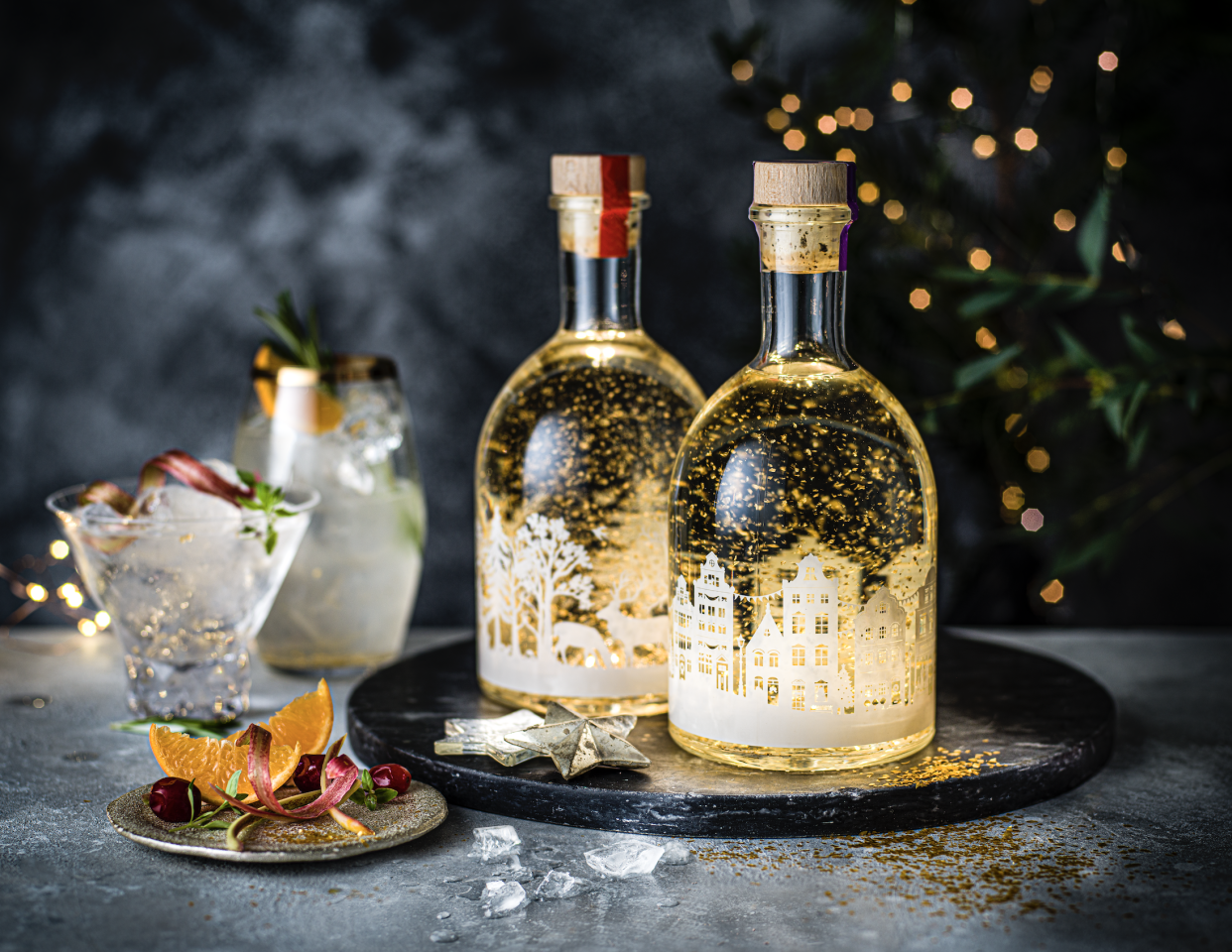 Expect a scramble for M&S snow globe gin with added sparkle this year. (M&S)