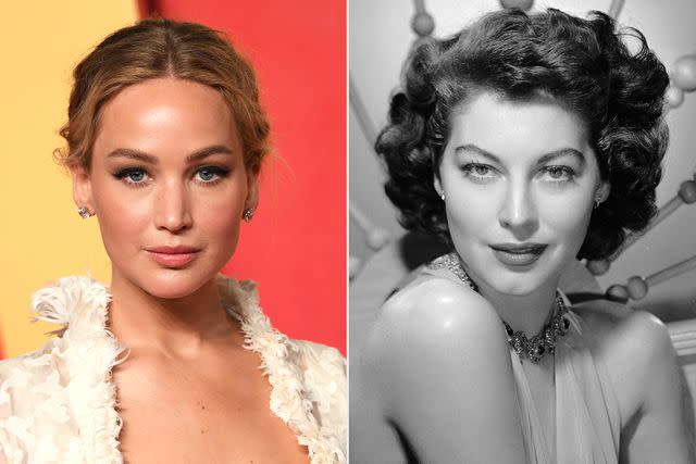 <p>Steve Granitz/FilmMagic; Virgil Apger/John Kobal Foundation/Getty</p> Jennifer Lawrence and Ava Gardner