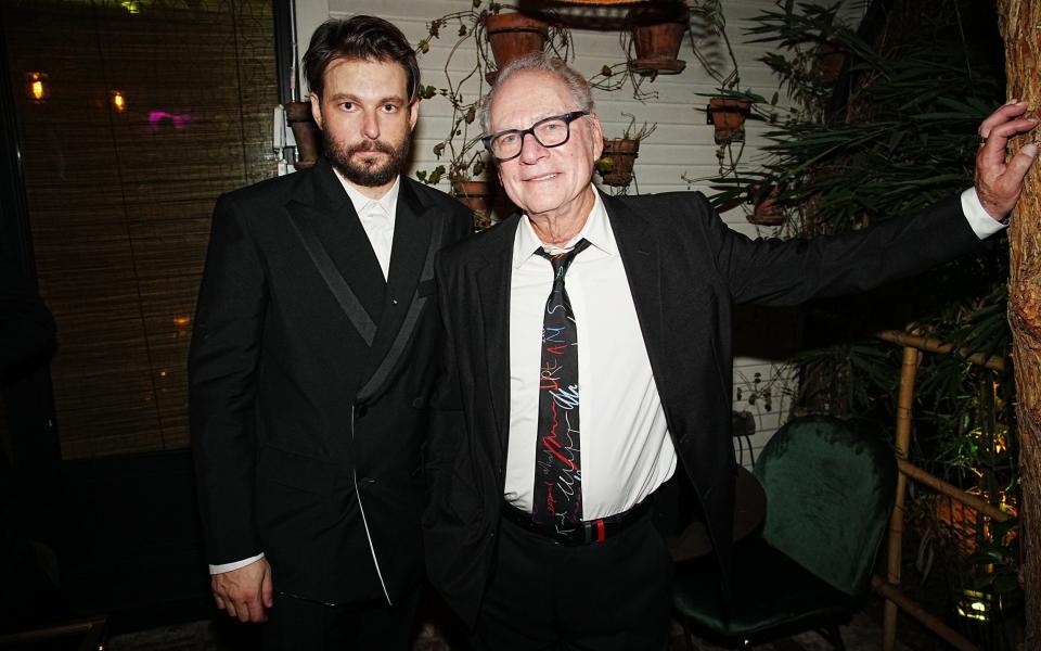 Sam Levinson with his father, film director Barry Levinson - Jeff Kravitz/HBO