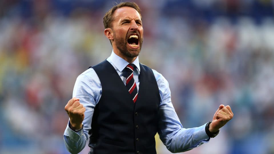Southgate's waistcoat became the talk of the 2018 World Cup. - Clive Rose/Getty Images