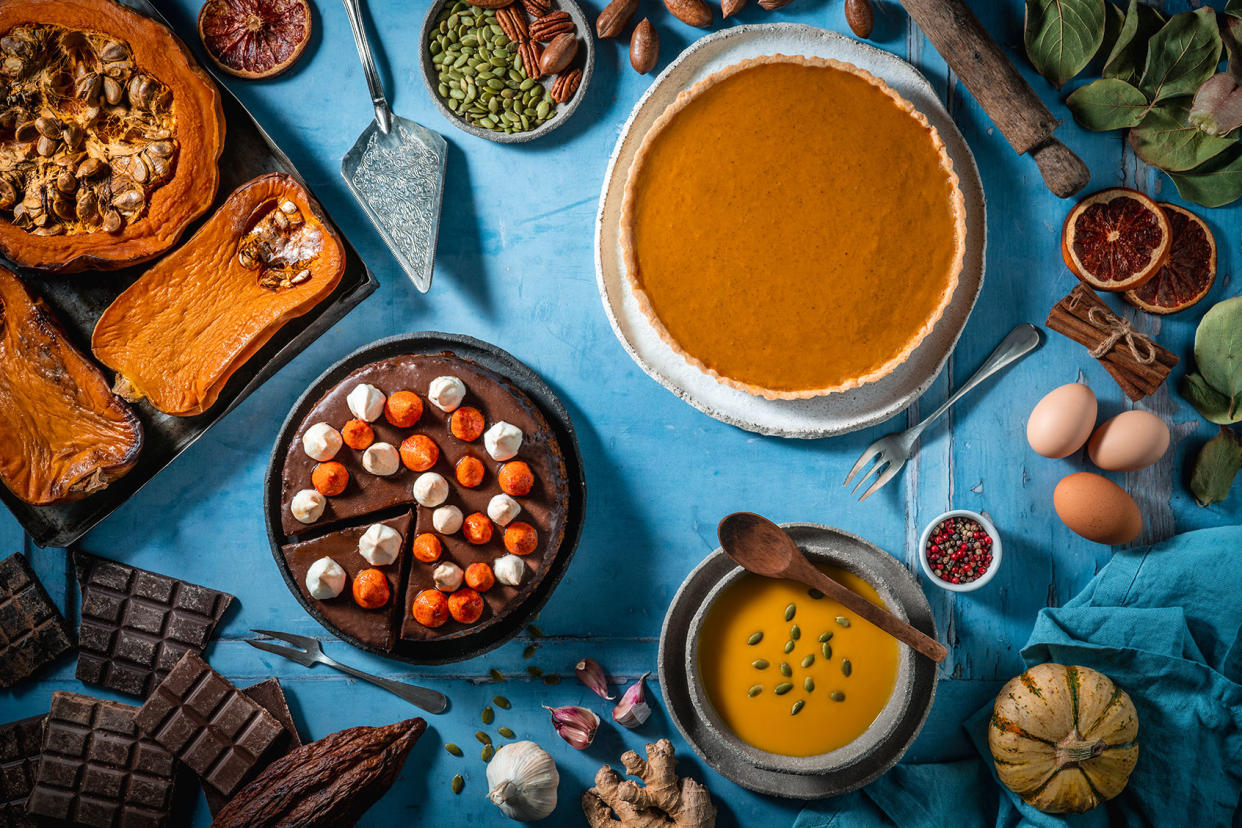 Autumnal meal food spread Getty Images/MEDITERRANEAN