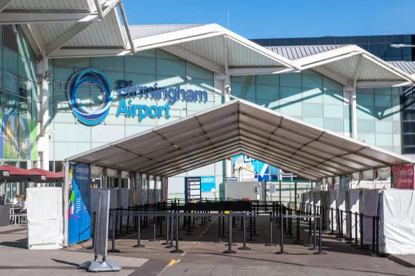 Exterior of Birmingham Airport